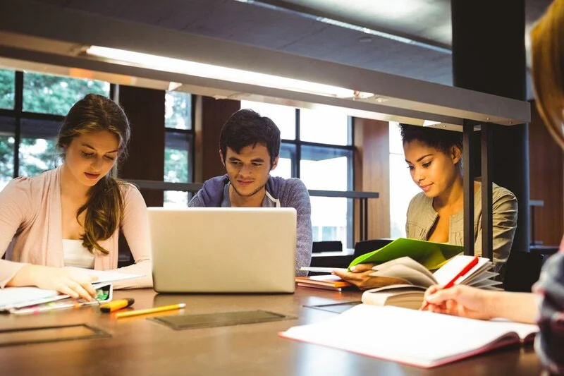 Student Writing an Assignment with Focus and Dedication